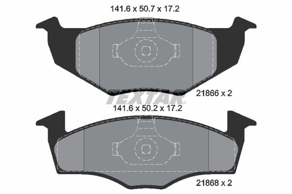 TEXTAR 89004100: Stabdžių rinkinys, diskiniai stabdžiai CERA TEC Ø: 239mm, vidinis ventiliavimas