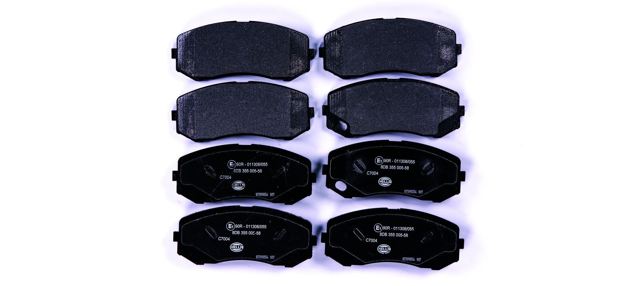 HELLA 8DB 355 005-581: Piduriklotsid