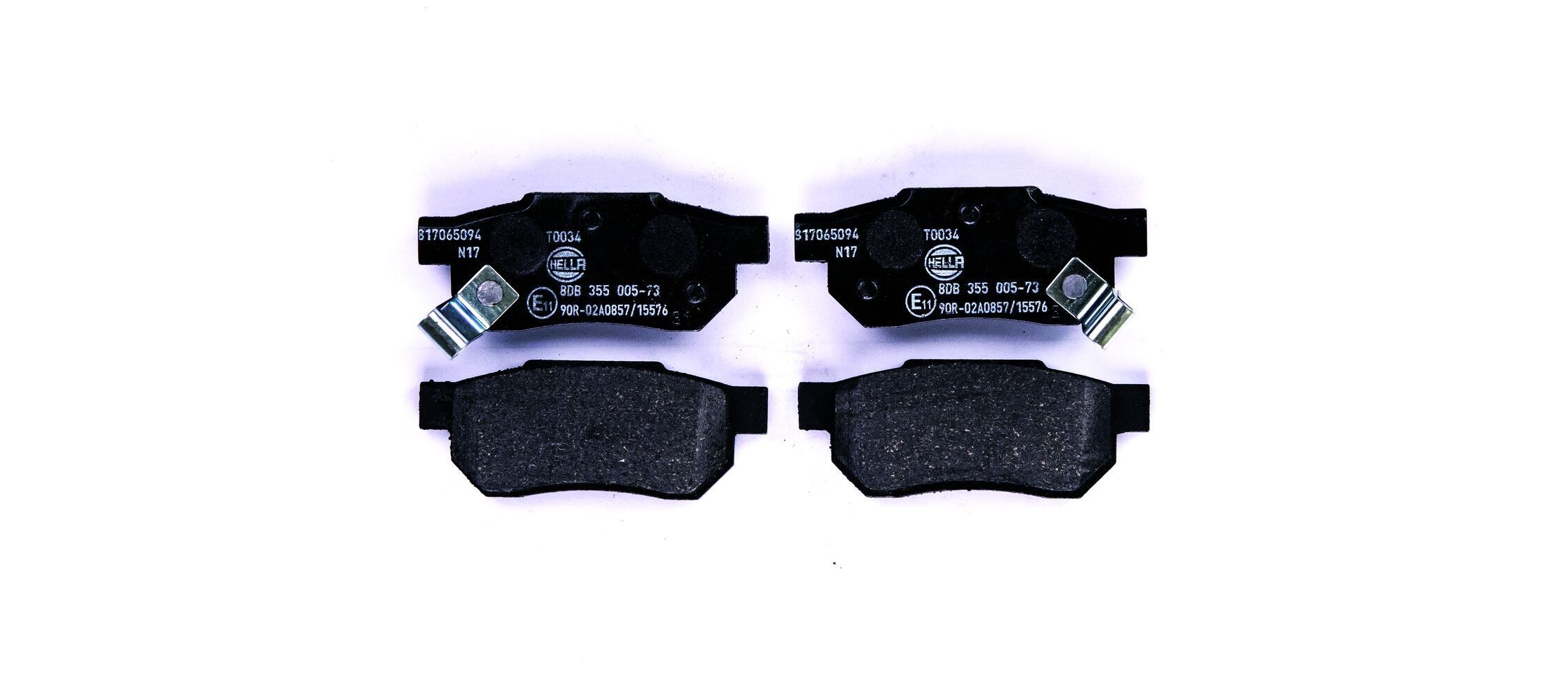 HELLA 8DB 355 005-731: Stabdžių kaladėlės