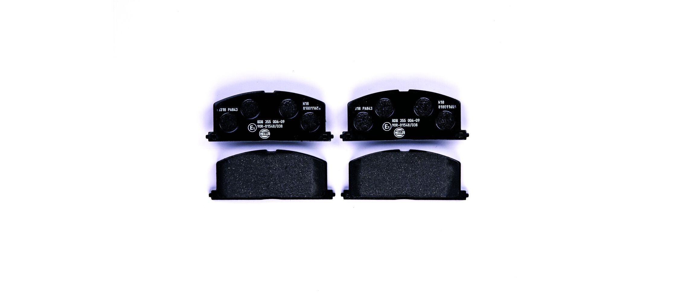 HELLA 8DB 355 006-091: Piduriklotsid