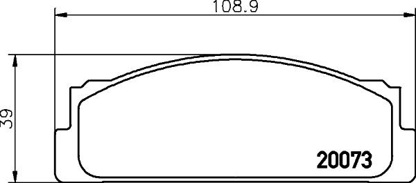 HELLA PAGID 8DB 355 007-111: Bremseklodser
