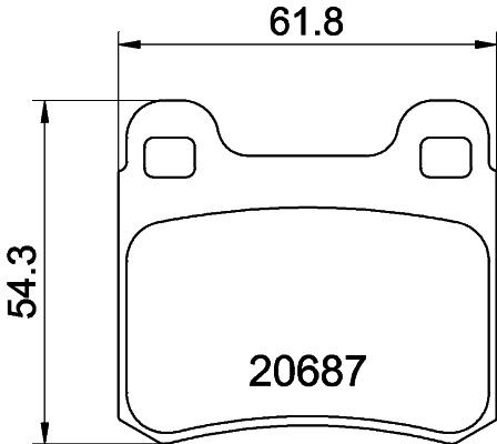 HELLA PAGID 8DB 355 007-321: Remblokken