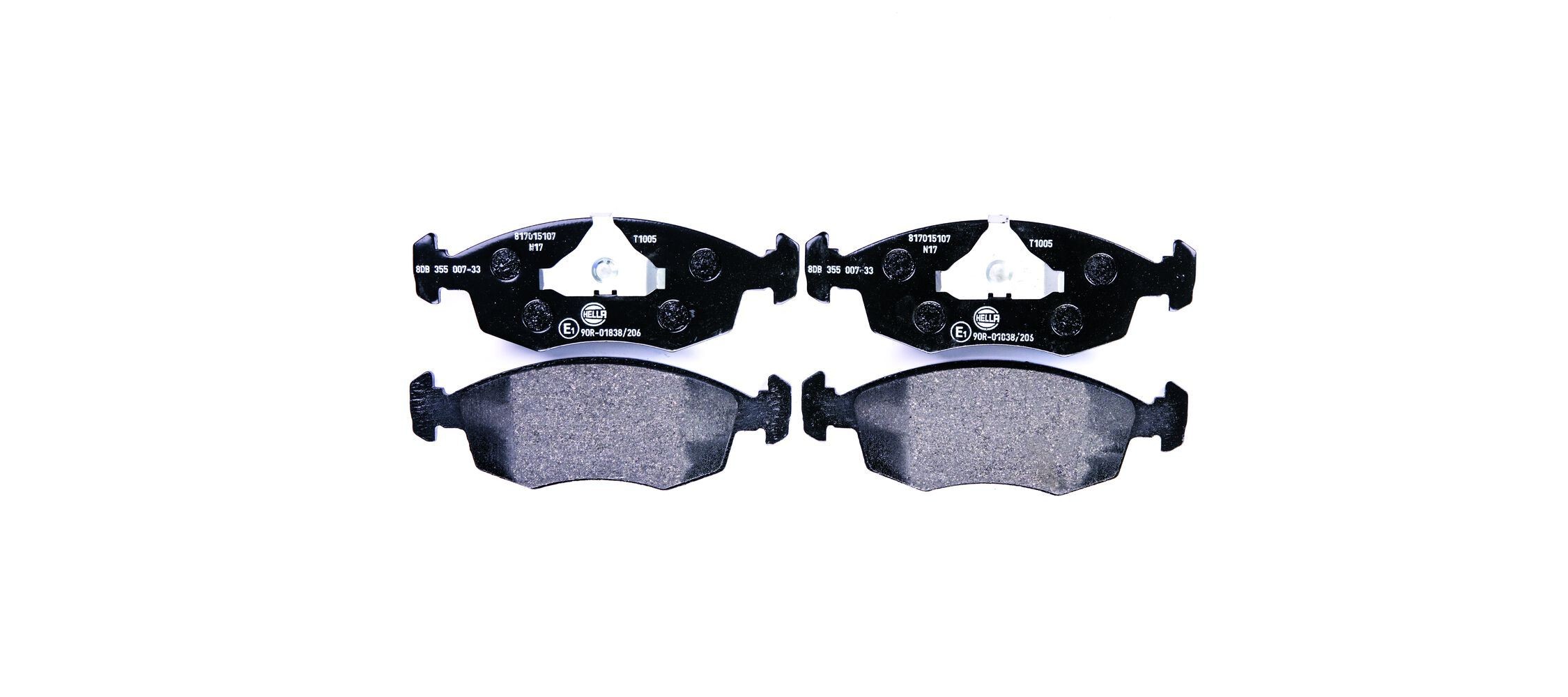 HELLA 8DB 355 007-331: Piduriklotsid