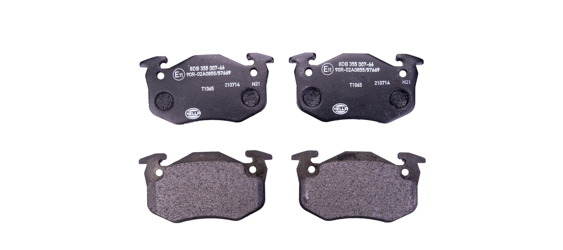 HELLA 8DB 355 007-661: Bremseklodser