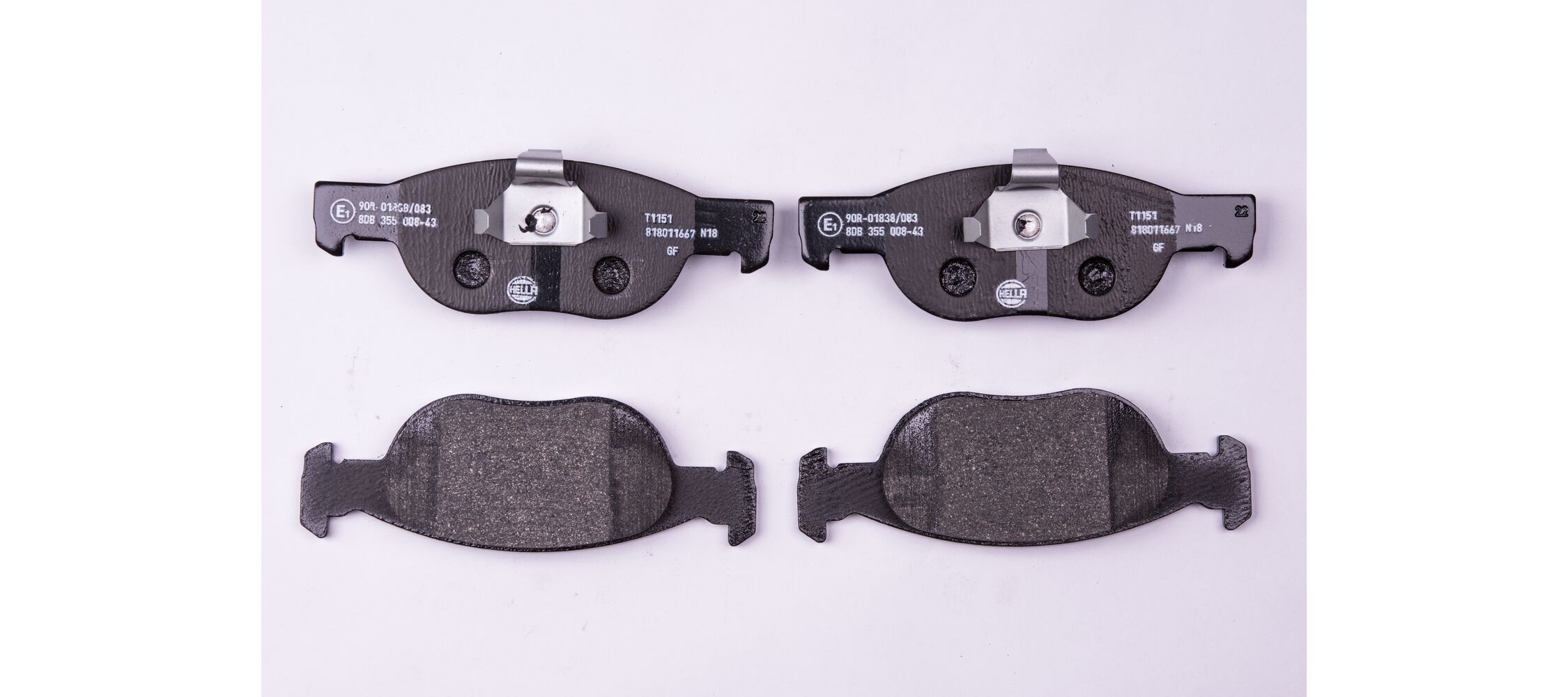 HELLA 8DB 355 008-431: Piduriklotsid