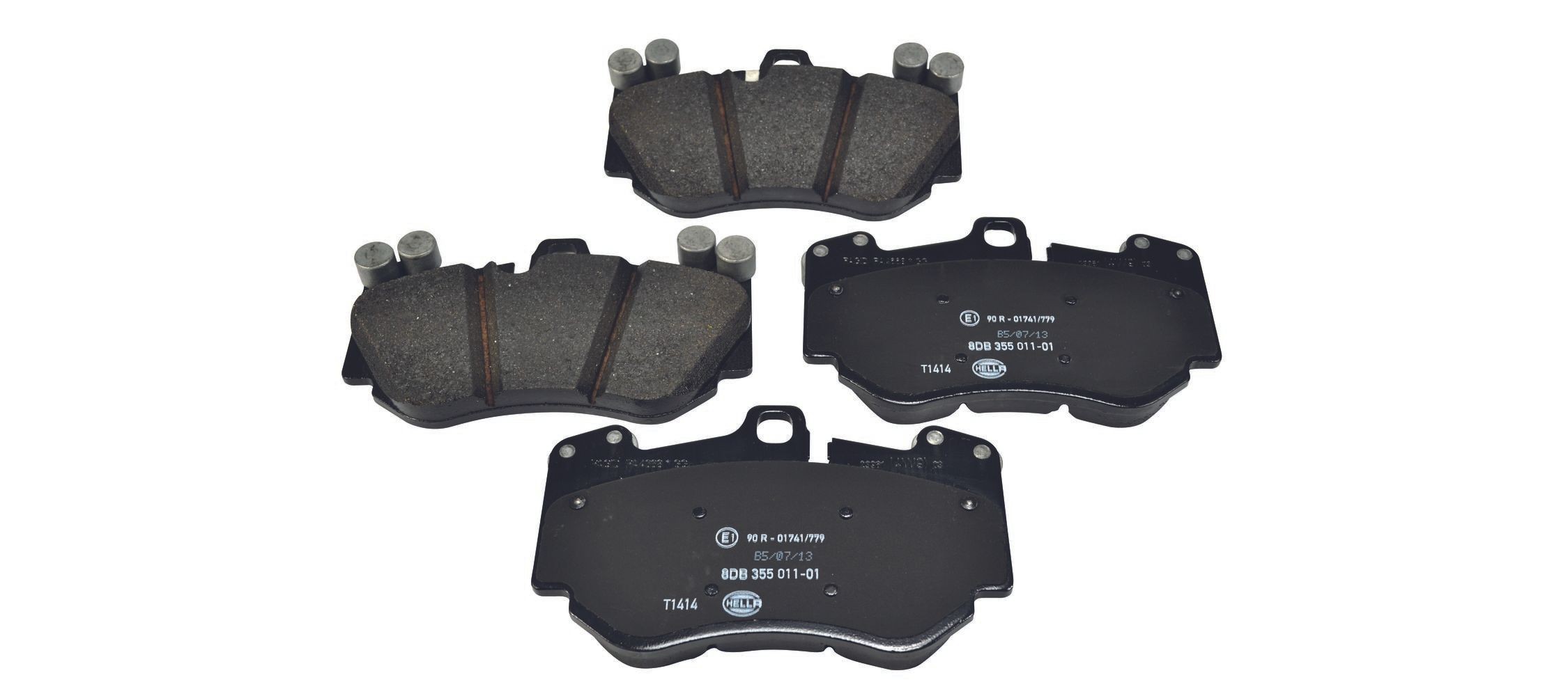 HELLA 8DB 355 011-011: Piduriklotsid vastukaaluga