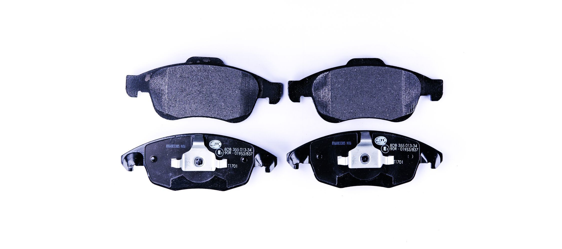 HELLA 8DB 355 013-341: Kit pastiglie freni