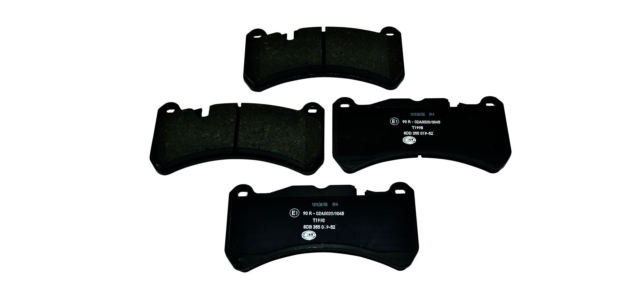 HELLA 8DB 355 019-521: Piduriklotsid