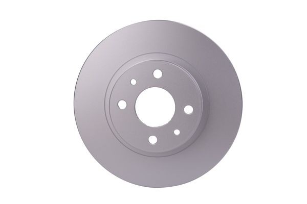 HELLA 8DD 355 101-621: Bremseskive Ø: 258mm, fuldstændigt, Ø: 258mm, coatet, uden hjulnav, uden hjulbolte PRO