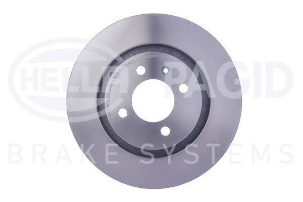 HELLA PAGID 8DD 355 101-831: Disco de freno Ø: 280mm, ventilación externa, Ø: 280mm, sin buje de rueda, sin cojinete rueda, sin perno de sujeción de rueda