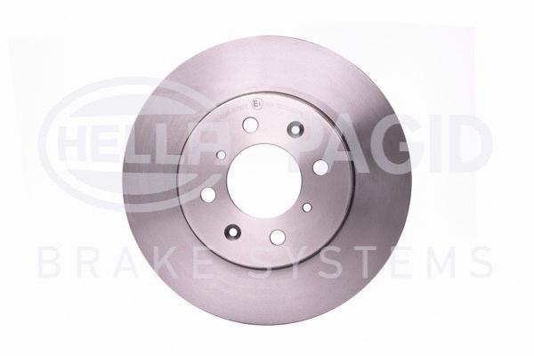 HELLA PAGID 8DD 355 105-861: Brzdový kotúč Ø: 261mm, plný, Ø: 261mm, bez náboja kolesa, bez ložiska kolesa, bez skrutiek upevnujucich koleso