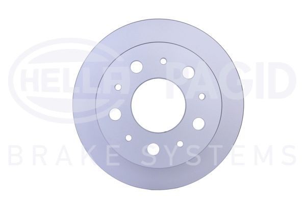 HELLA PAGID 8DD 355 108-981: Féktárcsa PRO Ø: 280mm, tele, Ø: 280mm, bevonatolt, kerékagy nélkül, kerékcsapágy nélkül, kerékrögzítő csavar nélkül