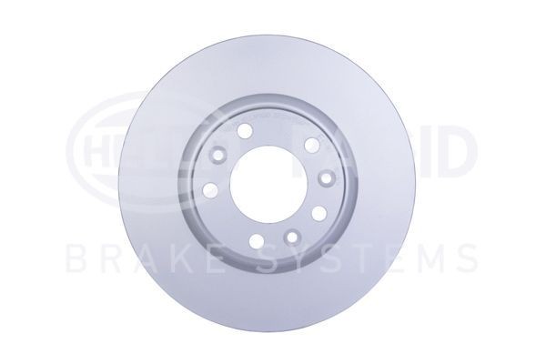 HELLA PAGID 8DD 355 120-411: Bremseskive PRO Ø: 283mm, indvendigt ventileret, Ø: 283mm, coatet, uden hjulnav, uden hjullejer, uden hjulbolte