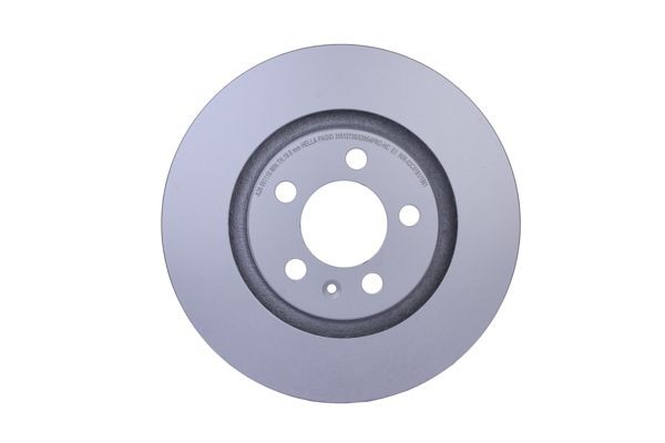 HELLA 8DD 355 127-301: Brzdový kotouč R: 280mm, vnější větrání, R: 280mm, nátěr, bez náboje kola, bez ložiska (kola), bez šroubů vozidlového kola PRO High Carbon