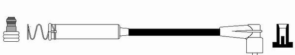 NGK 38871: Augstsprieguma vads 50cm