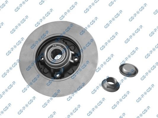 GSP 9230146K: Piduriketas Tagasild vasakul, Tagasild paremal, Ø: 249mm, täis, Ø: 249mm, koos integreeritud ABS-anduriga