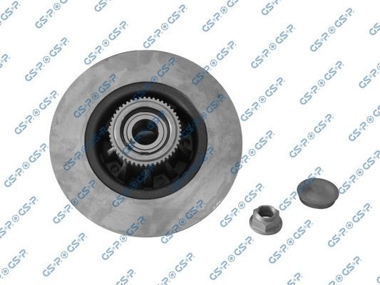 GSP 9235025K: Piduriketas Tagasild vasakul, Tagasild paremal, Ø: 279,8mm, täis, Ø: 279,8mm, koos ABS-andurirõngaga