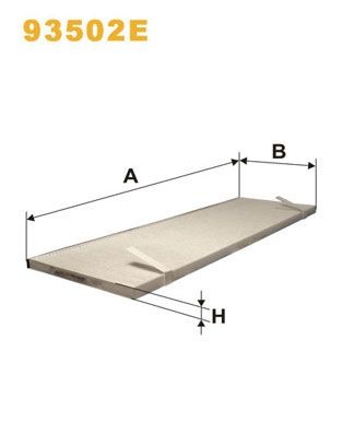 WIX FILTERS 93502E: Filtro abitacolo Filtro particellare