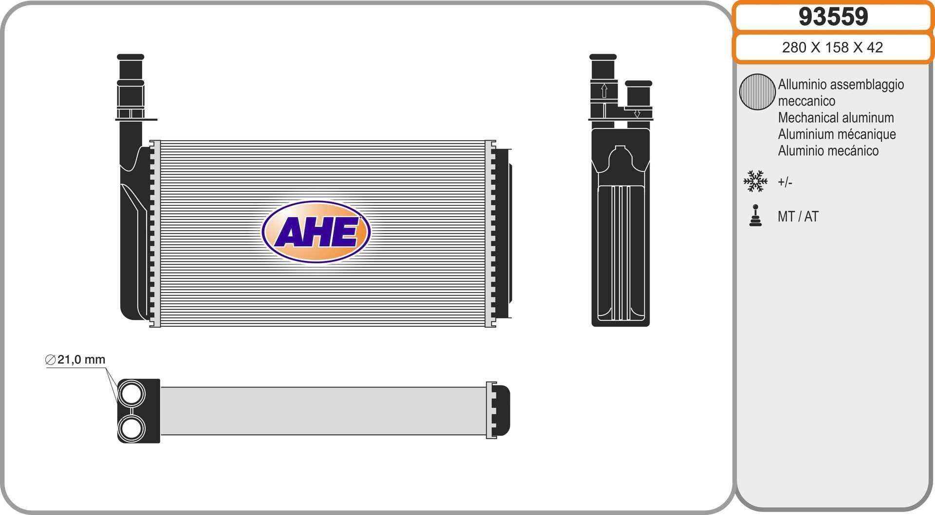 AHE 93559: Šilumokaitis, salono šildymas