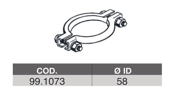 ASSO 99.1073: Conector teava, sistem de esapament
