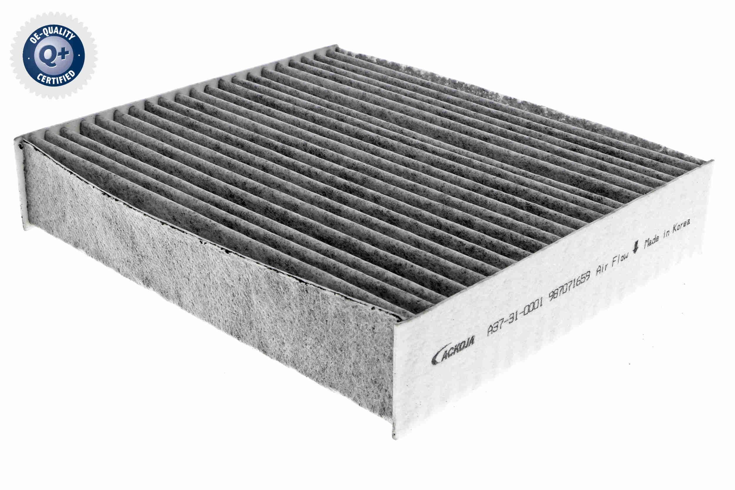 ACKOJA A37-31-0001: Filtrs, Salona telpas gaiss Green Mobility Parts Aktīvā ogle, Aktivētās ogles filtrs