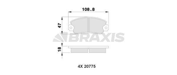 BRAXIS AA0030: Bremseklodser