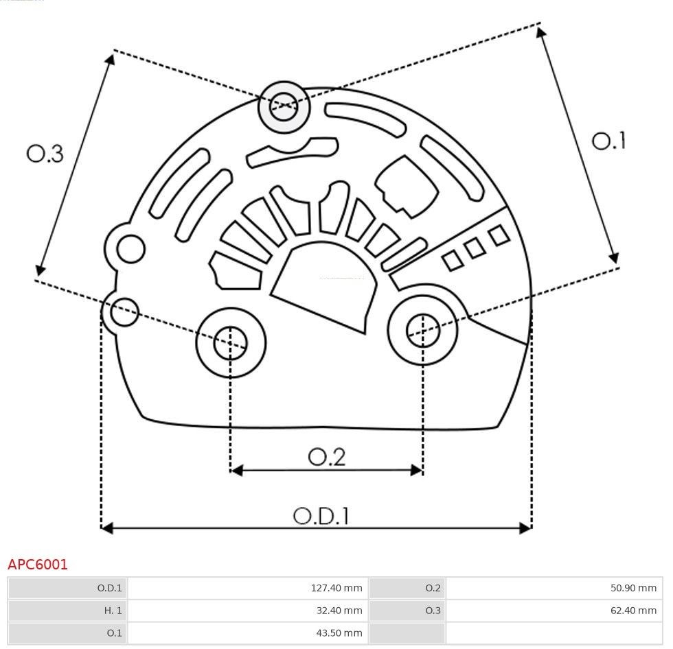 AS-PL ARE0122: Generatorregulator Brand new AS-PL Alternator LR1100501