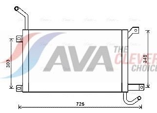 AVA COOLING SYSTEMS AUA2224: Радиатор, охлаждане на двигателя ** CLEVER FIT ** без разширителен съд