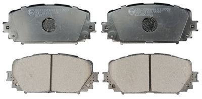 DENCKERMANN B110959: Kit pastiglie freni Assale anteriore