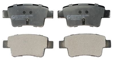 DENCKERMANN B110962: Kit pastiglie freni Assale posteriore