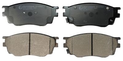 DENCKERMANN B110966 Bremsbeläge Vorderachse