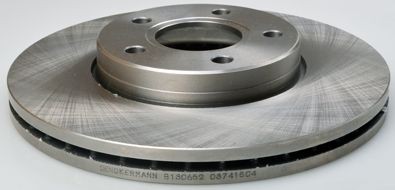 DENCKERMANN B130652: Piduriketas Ø: 278mm, õhutusega, Ø: 278mm