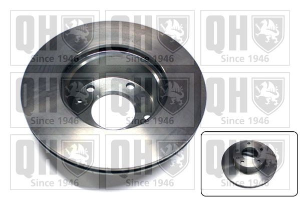 QUINTON HAZELL BDC3291: Piduriketas Ø: 280mm, õhutusega, Ø: 280mm
