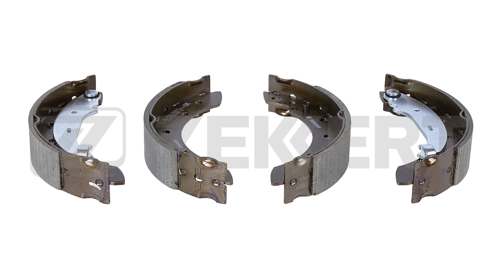 ZEKKERT BK-4058: Bremsbackensatz Hinterachse, mit Hebel
