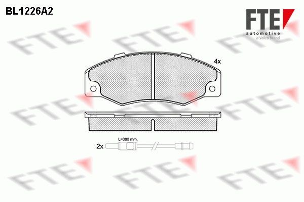 FTE BL1226A2: Piduriklotsid