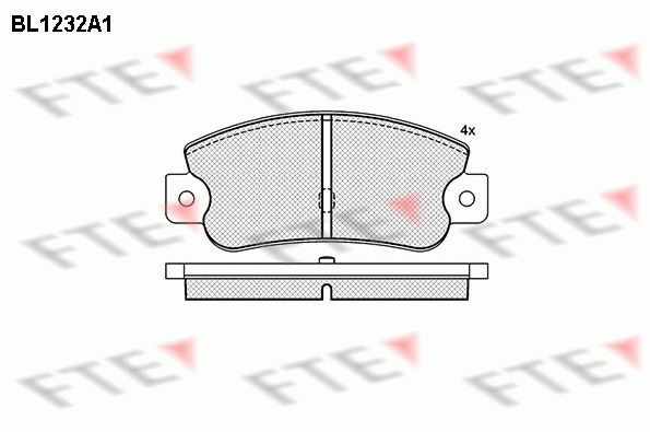 FTE BL1232A1: Bremseklodser