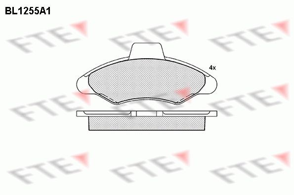 FTE BL1255A1: Piduriklotsid