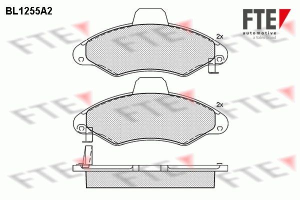 FTE BL1255A2: Piduriklotsid