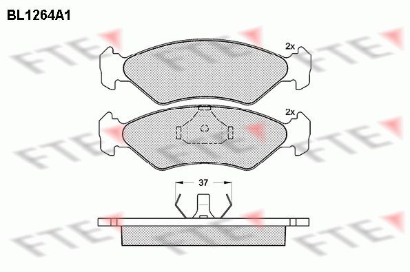 FTE BL1264A1: Piduriklotsid