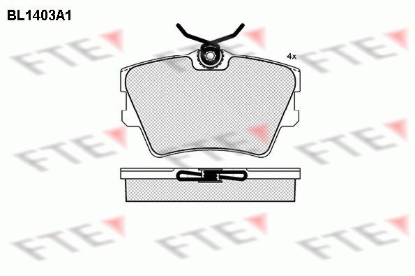 FTE BL1403A1: Piduriklotsid
