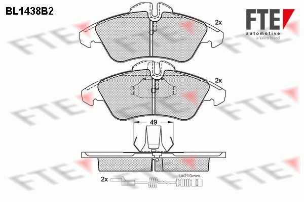FTE BL1438B2: Piduriklotsid