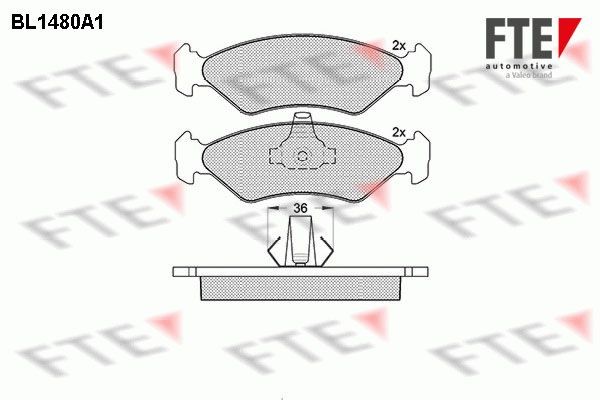 FTE BL1480A1: Piduriklotsid