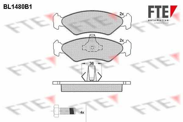 FTE BL1480B1: Piduriklotsid