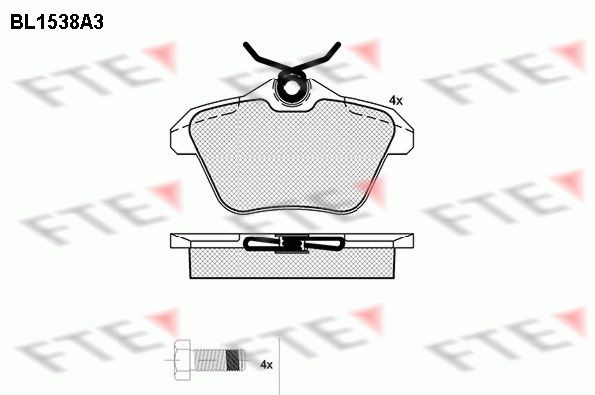 FTE BL1538A3: Piduriklotsid