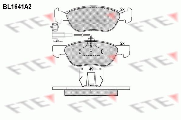 FTE BL1641A2: Piduriklotsid