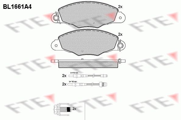 FTE BL1661A4: Piduriklotsid