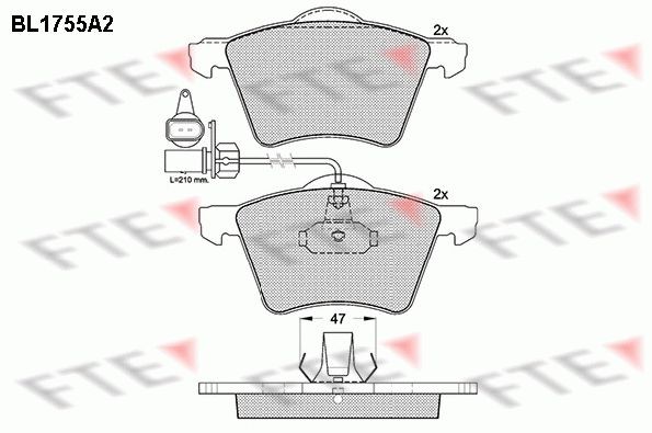 FTE BL1755A2: Piduriklotsid