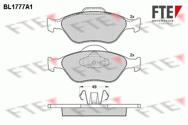 FTE BL1777A1: Piduriklotsid