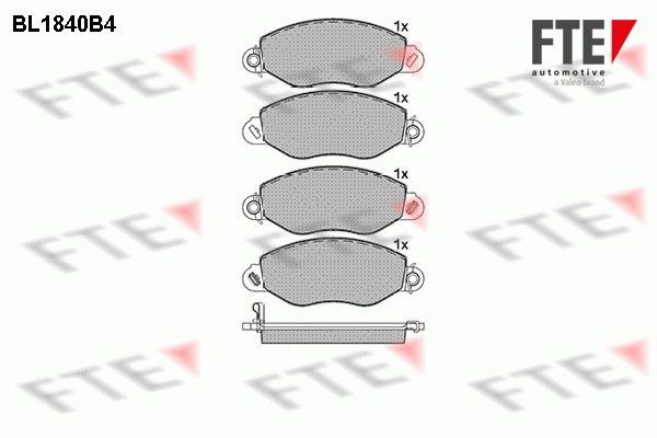 FTE BL1840B4: Piduriklotsid
