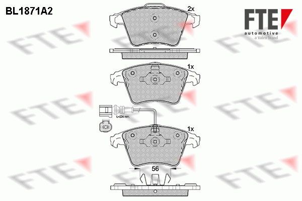 FTE BL1871A2: Piduriklotsid